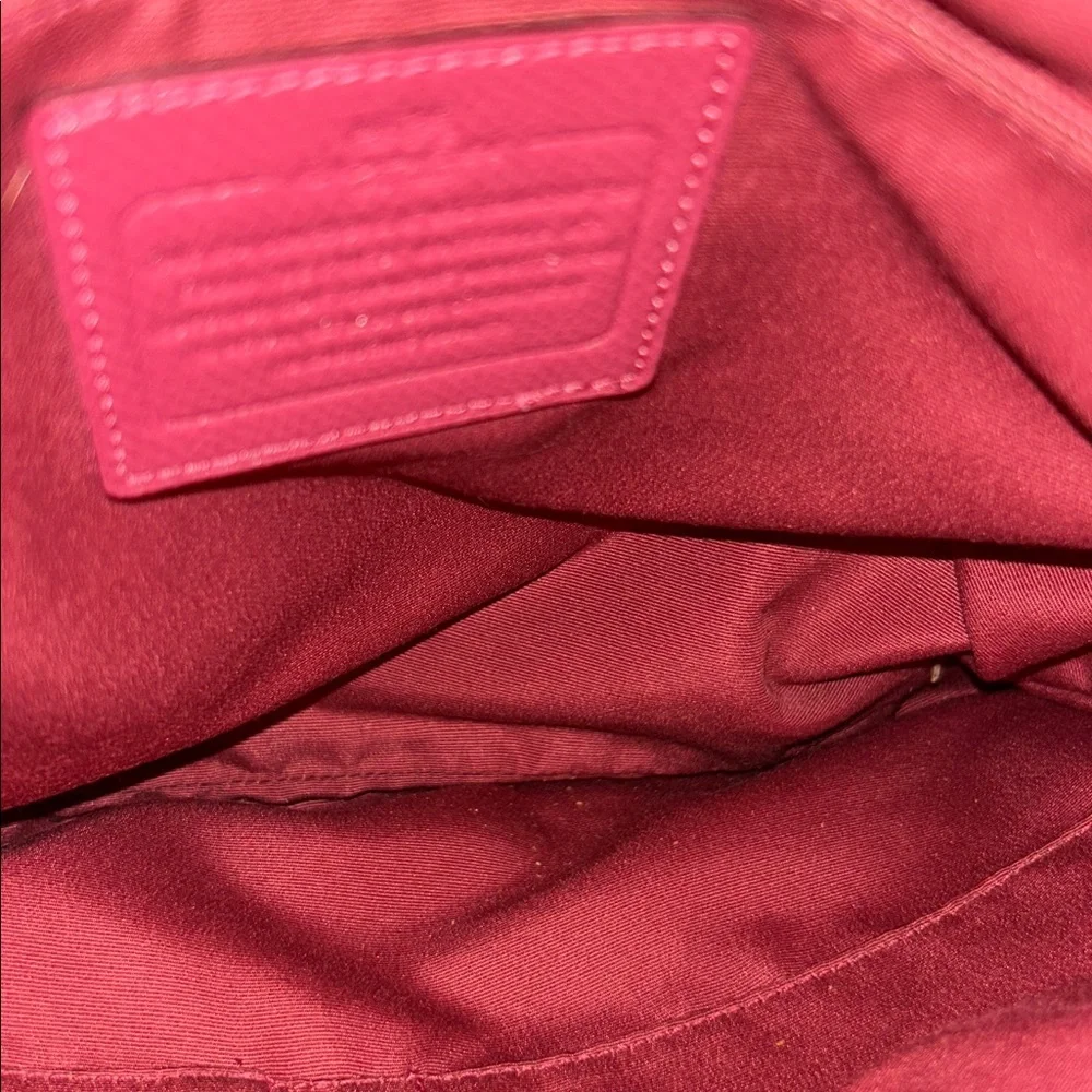 Coach Signature Brown and Pink Crossbody Bag - Picture 3 of 7